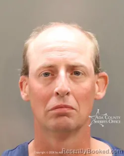 Mugshot of Tyler Shawn Clapp booked in Ada County, Idaho on July 14, 2026