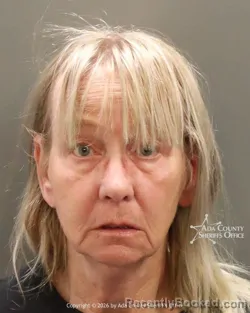 Mugshot of Roberta Ann Kerlin booked in Ada County, Idaho on May 16, 2026