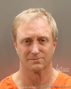 Mugshot of Jason James Weaver booked in Ada County, Idaho on July 3, 2026