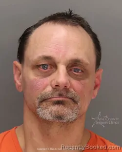 Mugshot of Gary Lee Townsend booked in Ada County, Idaho on May 12, 2026