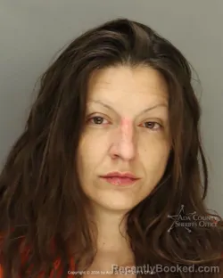 Mugshot of Kristen Leanna Wilson booked in Ada County, Idaho on July 2, 2026