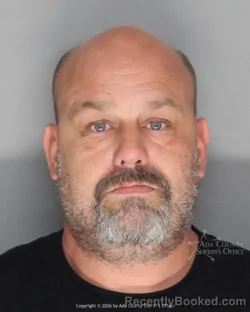 Mugshot of Joey Alan Thomas booked in Ada County, Idaho on September 8, 2026