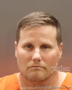 Mugshot of Dylan Donald Cadotte booked in Ada County, Idaho on October 5, 2026