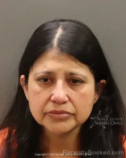 Mugshot of Angela Marie Charles booked in Ada County, Idaho on April 30, 2026