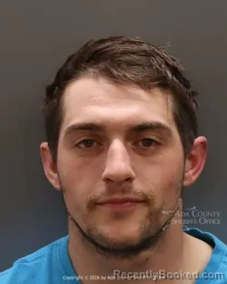 Mugshot of Christian B. Christophel booked in Ada County, Idaho on March 30, 2026