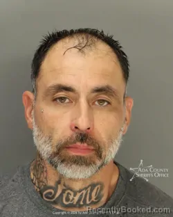 Mugshot of Clinton Edward Swann booked in Ada County, Idaho on October 16, 2026