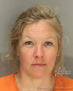 Mugshot of Angelan Sebree Nelson booked in Ada County, Idaho on May 7, 2026