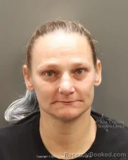 Mugshot of Devon Arlene Alvarez booked in Ada County, Idaho on May 20, 2026