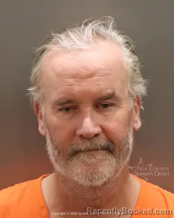 Mugshot of Chad Klein booked in Ada County, Idaho on October 24, 2026