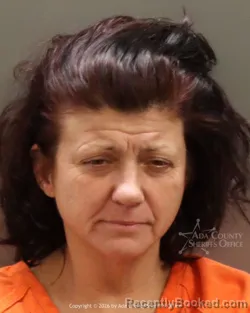 Mugshot of Sharmaine Alexandra Foster booked in Ada County, Idaho on March 25, 2026