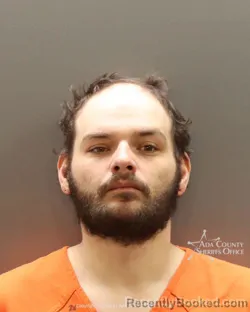 Mugshot of Devin Lee Smith booked in Ada County, Idaho on April 28, 2026