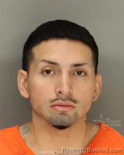 Mugshot of Ricardo Beltran booked in Ada County, Idaho on August 24, 2026