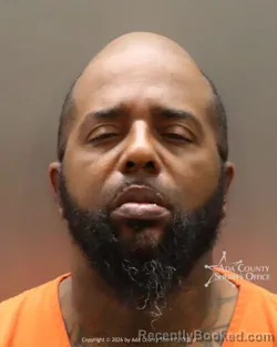 Mugshot of Jason Deshawn Reams booked in Ada County, Idaho on May 8, 2026
