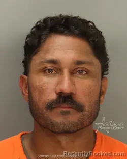 Mugshot of Kase Bingham booked in Ada County, Idaho on August 11, 2026