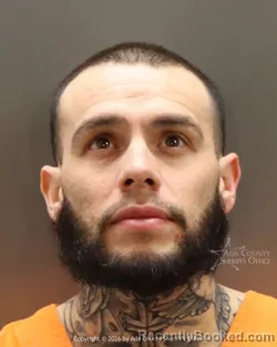 Mugshot of Marcus Robert Soliz booked in Ada County, Idaho on April 2, 2026