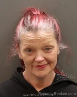 Mugshot of Dora Jean Root booked in Ada County, Idaho on March 9, 2026