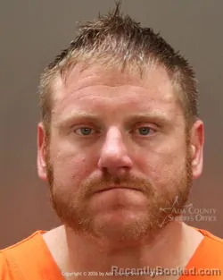 Mugshot of Michael Paul w. Hughes booked in Ada County, Idaho on May 5, 2026