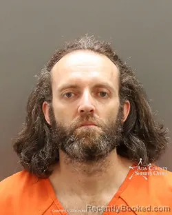 Mugshot of Christopher Scott Beer booked in Ada County, Idaho on August 19, 2026
