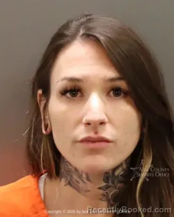 Mugshot of Alexsandria Samantha-Lynn Gonzalez booked in Ada County, Idaho on October 16, 2026