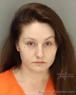 Mugshot of Ashley Marie Richards booked in Ada County, Idaho on March 5, 2026