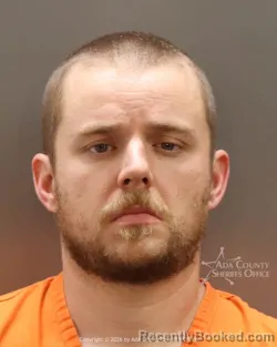 Mugshot of Joel Todd Penrod booked in Ada County, Idaho on August 13, 2026