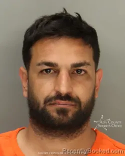 Mugshot of Aldulaimi Abdulmajeed booked in Ada County, Idaho on May 12, 2026