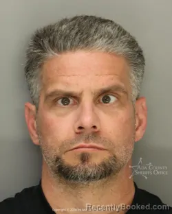 Mugshot of Brandon Ray Blocker booked in Ada County, Idaho on August 19, 2026