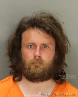 Mugshot of Jacob Robert Caple booked in Ada County, Idaho on May 13, 2026