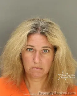 Mugshot of Megan Michelle Wardwell booked in Ada County, Idaho on August 17, 2026