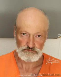 Mugshot of Eric Shawn Baker booked in Ada County, Idaho on September 8, 2026