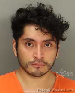 Mugshot of Christian Gustavo Mccrary booked in Ada County, Idaho on September 9, 2026