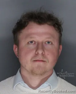 Mugshot of Yeliazar Tymoshchuk booked in Ada County, Idaho on June 25, 2026