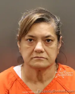 Mugshot of Aida Margarita Sanchez booked in Ada County, Idaho on August 17, 2026