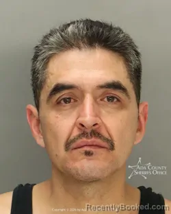Mugshot of Marcos Junior Martinez booked in Ada County, Idaho on May 11, 2026
