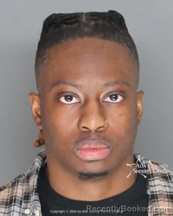 Mugshot of Marquez Lawill Cummings booked in Ada County, Idaho on March 28, 2026