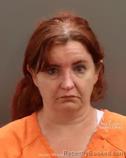 Mugshot of Beth Ann Evans booked in Ada County, Idaho on June 29, 2026