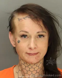 Mugshot of Tasha Nicole Brock booked in Ada County, Idaho on May 11, 2026