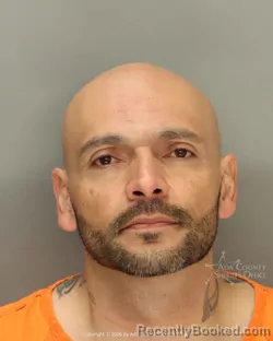 Mugshot of Daniel Santos booked in Ada County, Idaho on April 24, 2026