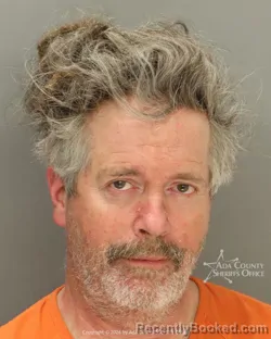 Mugshot of William Lawrence Baldwin booked in Ada County, Idaho on March 30, 2026