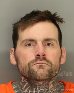 Mugshot of Zachary Ray Watkins booked in Ada County, Idaho on August 15, 2026