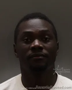 Mugshot of Steven Otongo booked in Ada County, Idaho on March 17, 2026