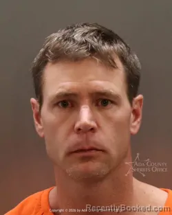 Mugshot of Devon James Parks booked in Ada County, Idaho on March 10, 2026