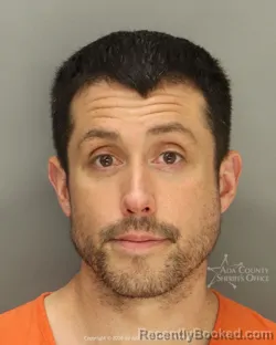 Mugshot of Matthew Ernest Williams booked in Ada County, Idaho on August 20, 2026