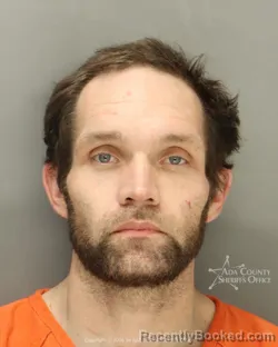 Mugshot of Kyle Balmer booked in Ada County, Idaho on March 27, 2026