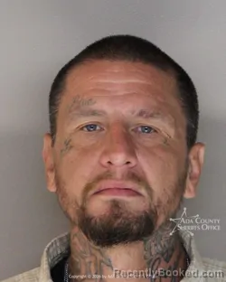 Mugshot of Clifford Romeo Crabtree booked in Ada County, Idaho on August 4, 2026