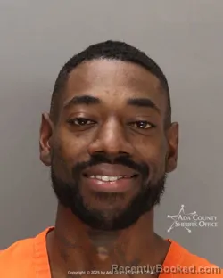 Mugshot of Isaac Lonzo Alexander booked in Ada County, Idaho on April 29, 2026