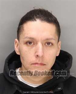 Booking photo from Ada County, Idaho