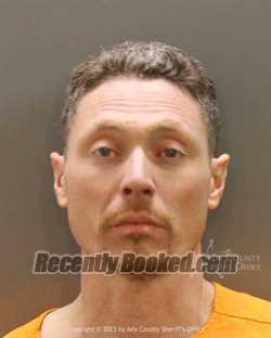 Booking photo from Ada County, Idaho