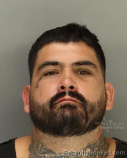 Mugshot of Justin Michael Vasquez booked in Ada County, Idaho on September 2, 2026