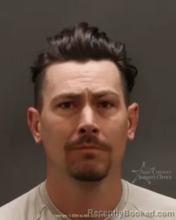 Mugshot of John Louis Handegard booked in Ada County, Idaho on April 1, 2026